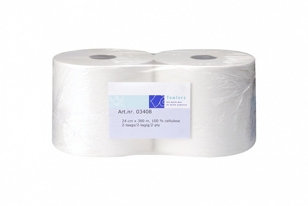 maxirollen papier 2-laags 2x1rol